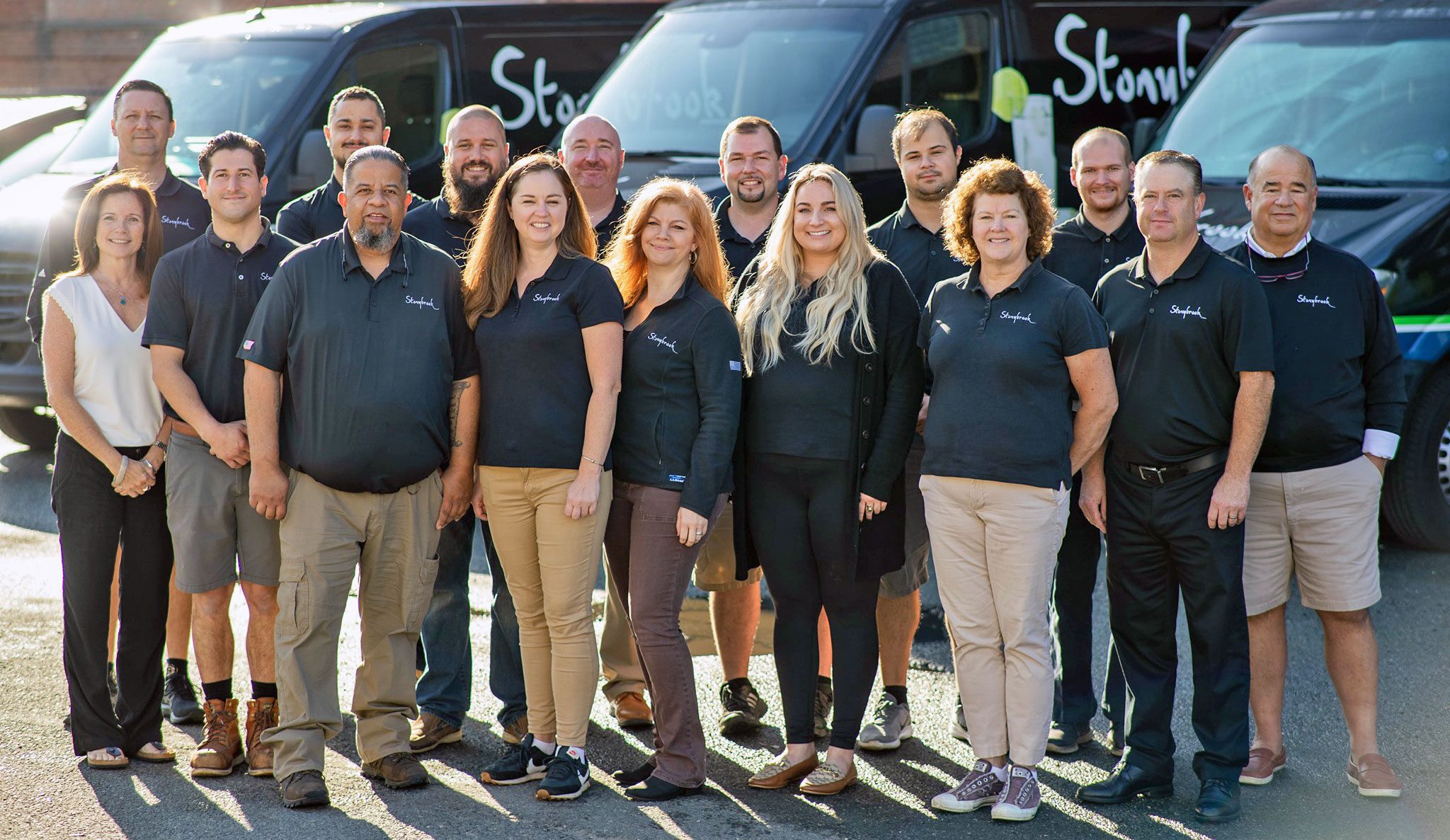 Group photo of Stonybrook Staff