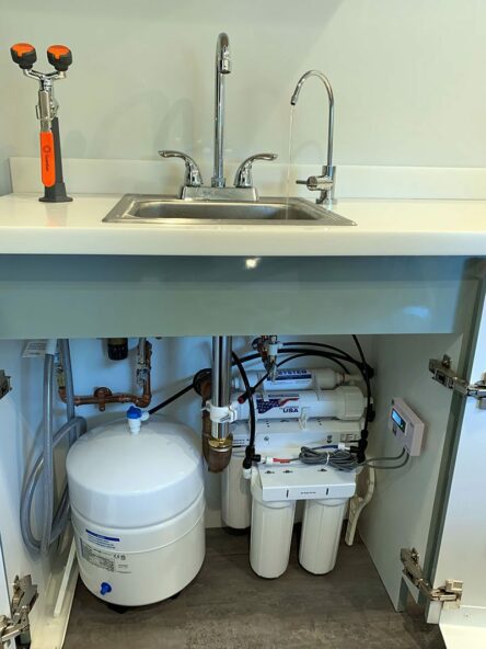 DI System water filtering