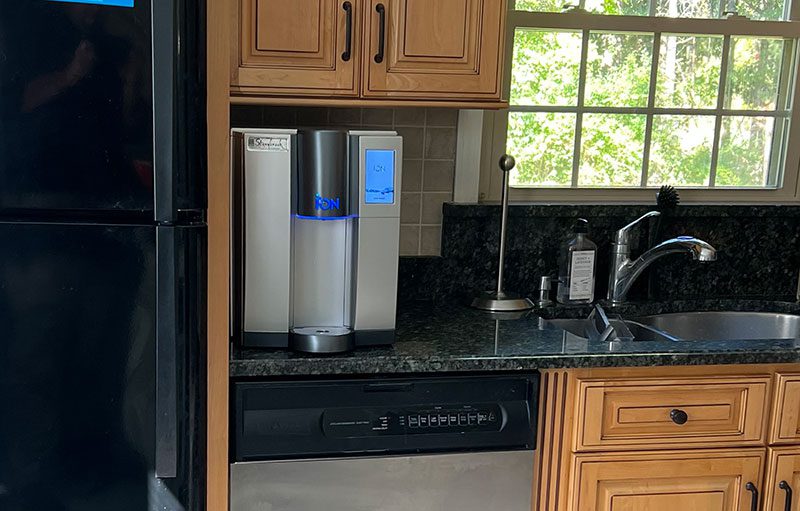 water cooler in kitchen
